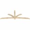 Ekena Millwork Davenport Rough Sawn Timber Gable Bracket, Douglas Fir, 96"W x 40"H x 2"D x 4"F, 10/12 Pitch GBW096X40X0204DAV00RDF - alternate 2